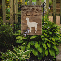 Alpaca Welcome Flag Garden Size CK6863GF