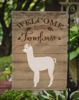 Alpaca Welcome Flag Garden Size CK6863GF
