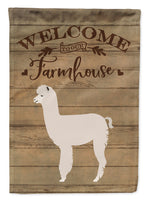 Alpaca Welcome Flag Garden Size CK6863GF