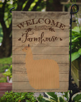 Alpaca Suri Welcome Flag Garden Size CK6864GF