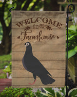 Budapest Highflyer Pigeon Welcome Flag Garden Size CK6891GF