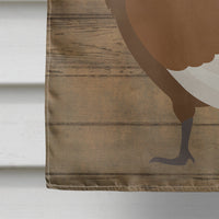 Bourbon Red Turkey Hen Welcome Flag Canvas House Size CK6926CHF