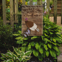 Bourbon Red Turkey Hen Welcome Flag Garden Size CK6926GF