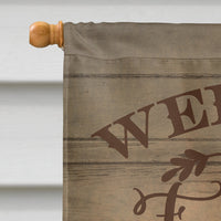 Bronze Turkey Welcome Flag Canvas House Size CK6930CHF