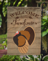 Bronze Turkey Welcome Flag Garden Size CK6930GF