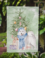 Christmas Samoyed #2 Flag Garden Size