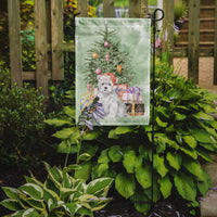 Christmas West Highland White Terrier Puppy Flag Garden Size