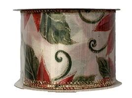 Christmas Ribbon Poinsettia