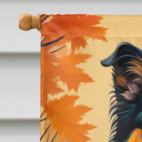 Collie Fall House Flag