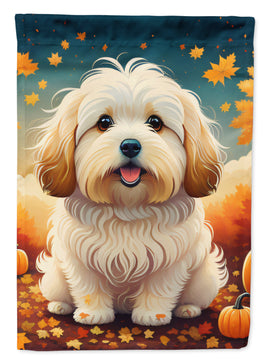 Coton De Tulear Fall Garden Flag