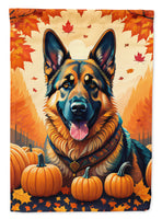German Shepherd Fall House Flag