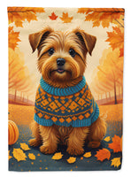 Norfolk Terrier Fall House Flag