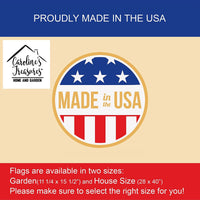 Blue Cornflowers in Color House Flag
