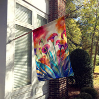 Calla Lilies in Color House Flag