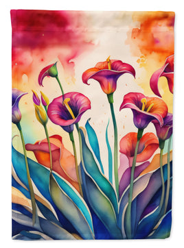 Calla Lilies in Color House Flag