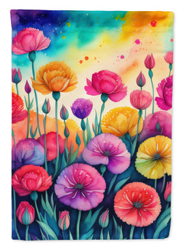 Carnations in Color Garden Flag
