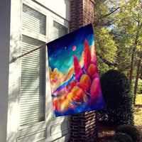 Celosia in Color House Flag