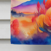Celosia in Color House Flag