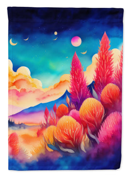 Celosia in Color House Flag