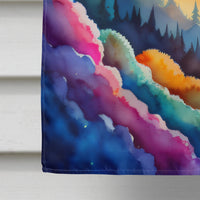 Dusty Miller in Color House Flag