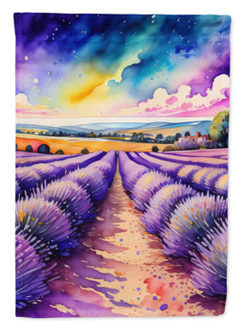 English Lavender in Color House Flag
