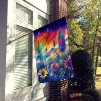 Eryngium in Color House Flag