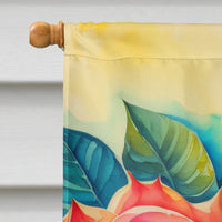 Gardenias in Color House Flag