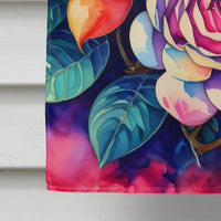 Gardenias in Color House Flag