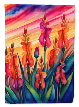 Gladiolus in Color House Flag
