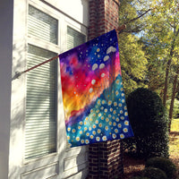 Gypsophila in Color House Flag