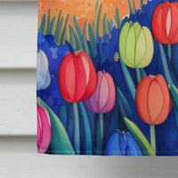 Hyacinths in Color House Flag