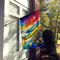 Hypericum or St. John�s Wort in Color House Flag