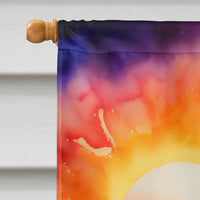 Iris in Color House Flag