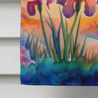 Iris in Color House Flag