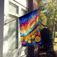 Marigolds in Color House Flag