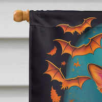 Corgi Witchy Halloween House Flag