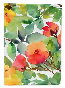 Connecticut Mountain Laurels in Watercolor Garden Flag