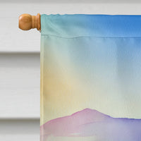 Idaho Syringa in Watercolor House Flag