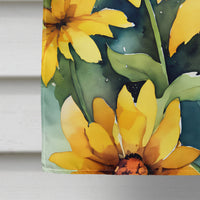 Maryland Black-Eyed Susans in Watercolor House Flag