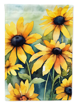 Maryland Black-Eyed Susans in Watercolor House Flag