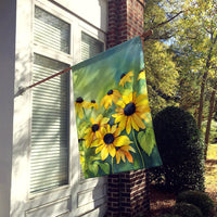Maryland Black-Eyed Susans in Watercolor House Flag