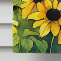 Maryland Black-Eyed Susans in Watercolor House Flag