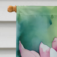 Mississippi Magnolia in Watercolor House Flag