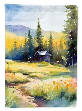 Montana Bitterroot in Watercolor House Flag