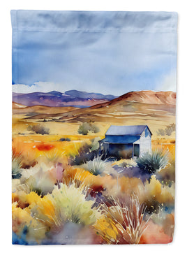 Nevada Sagebrush in Watercolor House Flag