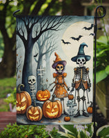 Calacas Skeletons Spooky Halloween Garden Flag