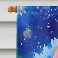 Bernese Mountain Dog Hippie Dawg House Flag