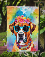 Boxer Hippie Dawg Garden Flag