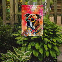 Boxer Hippie Dawg Garden Flag