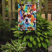 Boxer Hippie Dawg Garden Flag